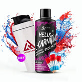 Helix Labz L-Carnitine Liquid – 3500mg (Rocket Pop) | Free Steel Shaker (450ml, 30 Servings)
