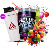 Helix Labz Hyper Brain Pre-Workout – Fruit Punch (180GM) with Free Shaker