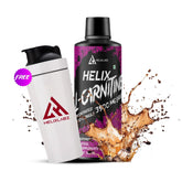 Helix Labz L-Carnitine Liquid – 3500mg (Cool Cola) | Free Steel Shaker (450ml, 30 Servings)