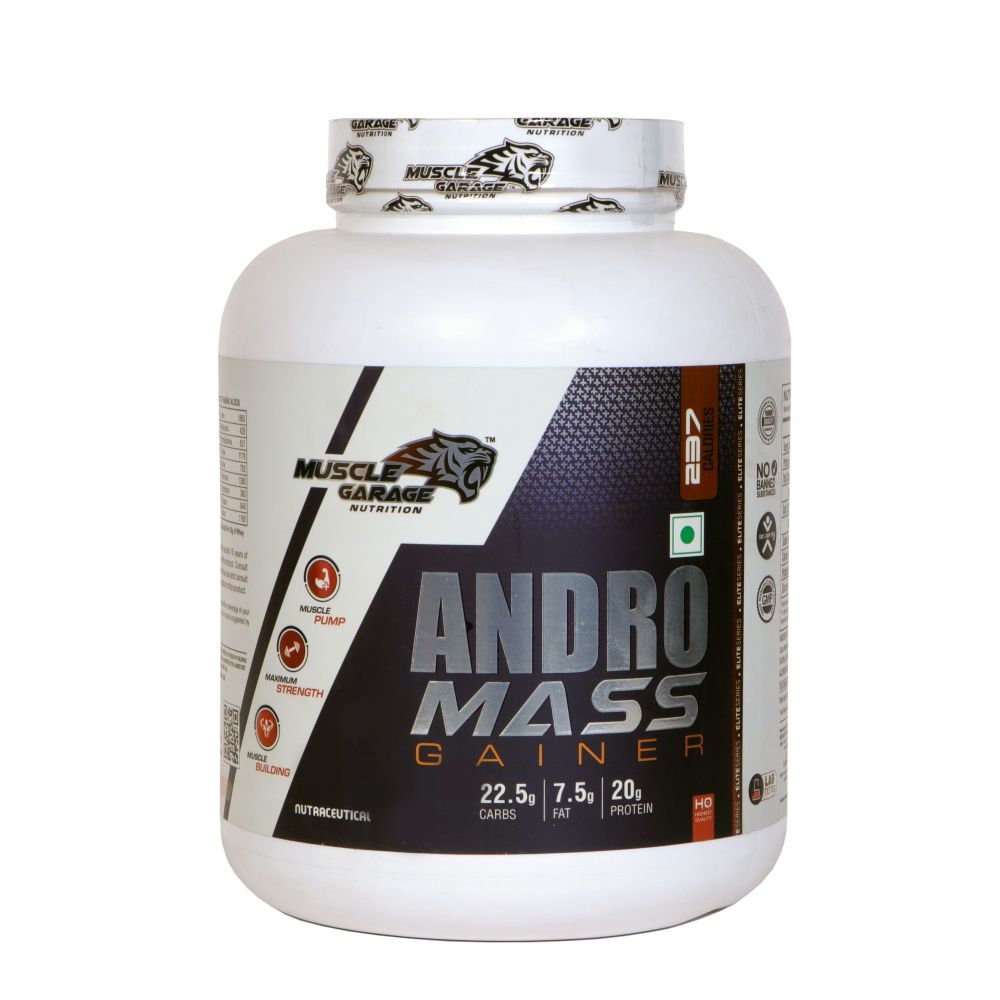 "muscle garage andro mass gainer"