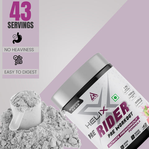 Helix Labz Rider Pre-Workout (43 Servings) | Energy, Endurance & Focus