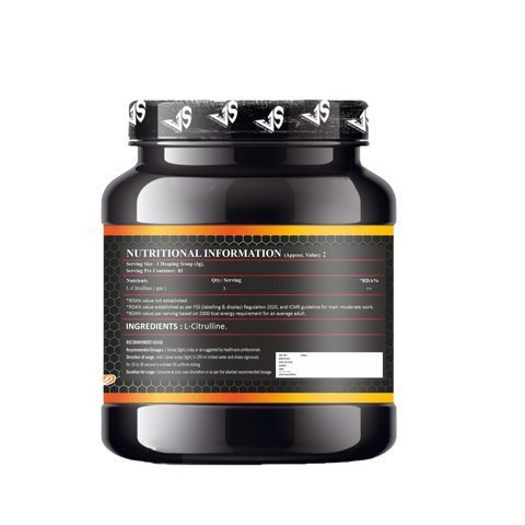 V-SHAPE Citrulline Malate 250Gm, 83 Servings - V-Shape Supps