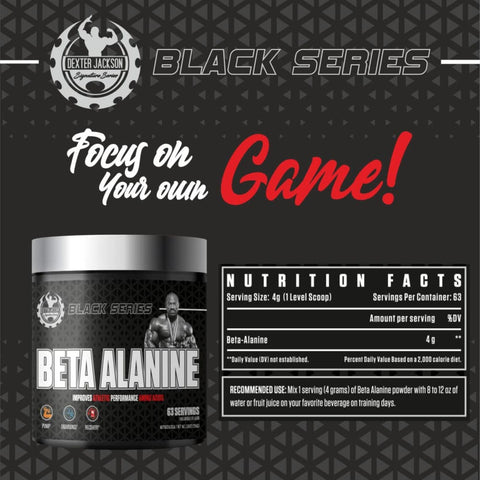 Dexter Jackson Black Series Beta Alanine- 250Gm, 63 Serving
