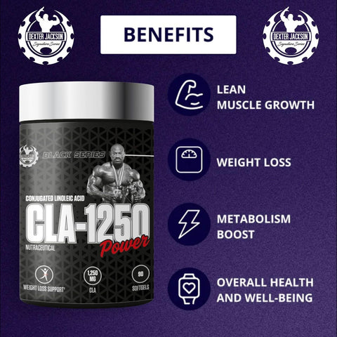 Dexter Jackson Black Series CLA 1250Mg 90 Softgel