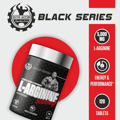 Dexter Jackson Black Series L-arginine 5000 Mg, 120 Tablets