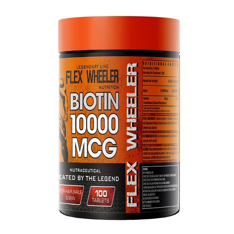 Flex Wheeler Biotin 10000 MCG