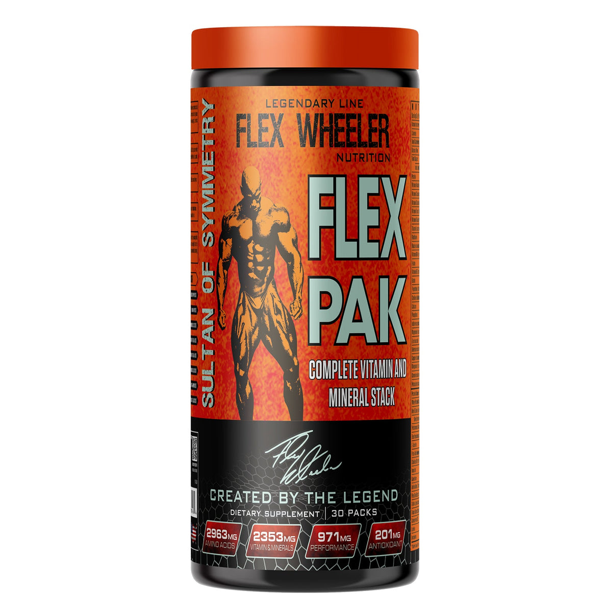 Flex Wheeler Flex Pak Complete Vitamin & Mineral Stack
