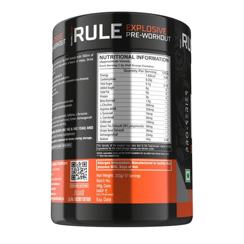 Genetic Code Rule Explosive Pre-Workout