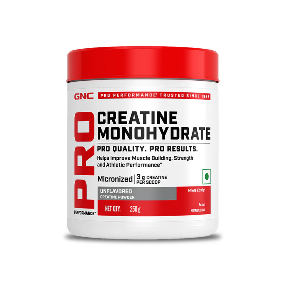 GNC Pro Performance Creatine Monohydrate | Powerful Muscle Pump for Intense Workout