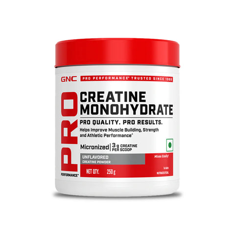 GNC Pro Performance Creatine Monohydrate | Powerful Muscle Pump for Intense Workout