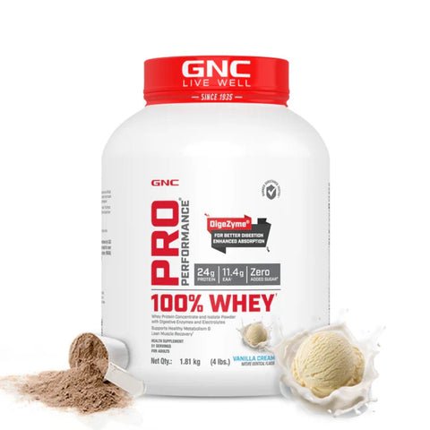 GNC Pro Performance 100% Whey Protein 1.8 kg (4 lbs)