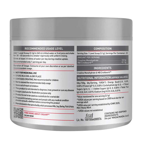 Muscle Blaze Creatine Monohydrate