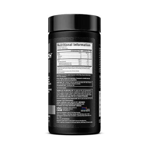 Muscletech Platinum 100% Omega Fish Oil (Unflavoured, 100 Servings)