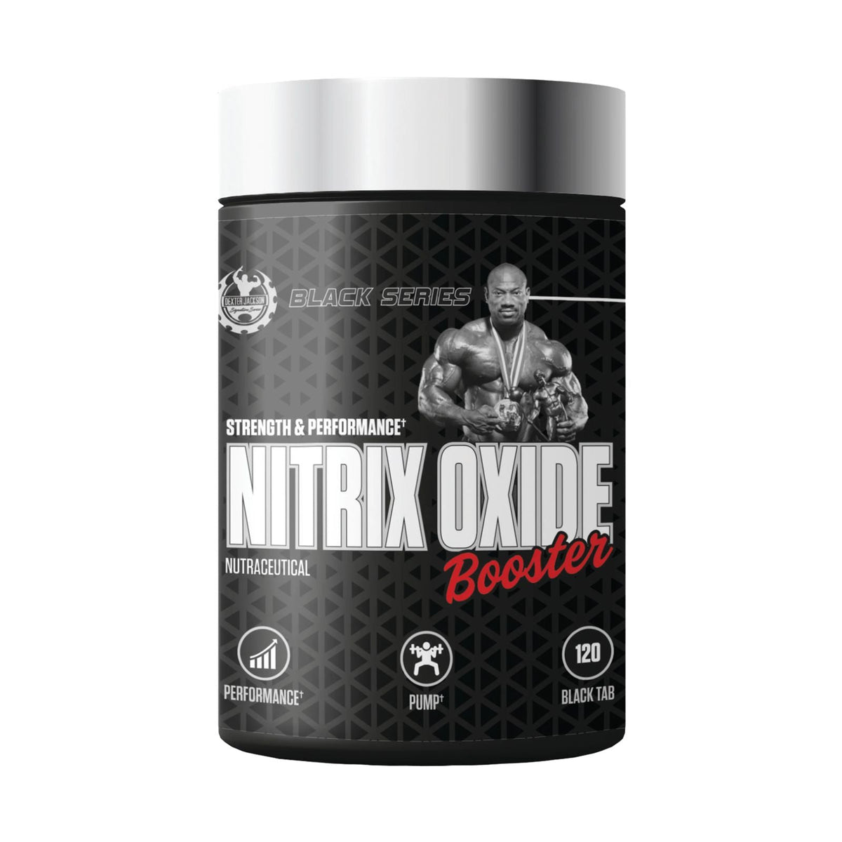 Dexter Jackson Black Series Nitrix Oxide Black 120 Black Tablets