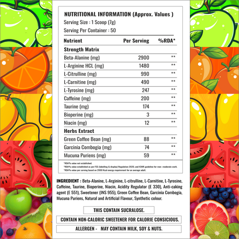 MG R-50 Goat Pre Workout – Performance Formula Powder