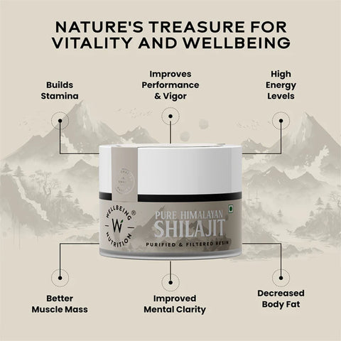 Wellbeing Nutrition Shilajit Resin 20gm