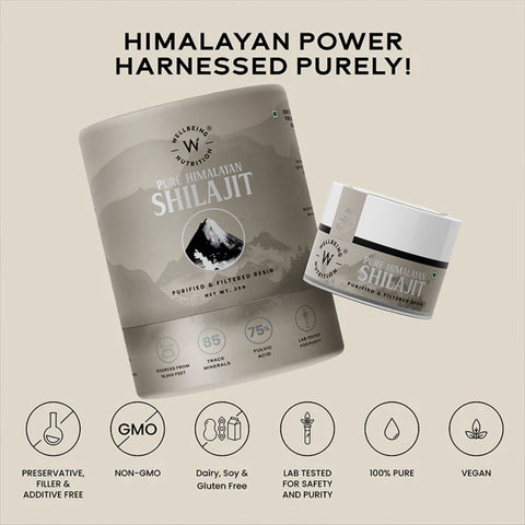 Wellbeing Nutrition Shilajit Resin 20gm