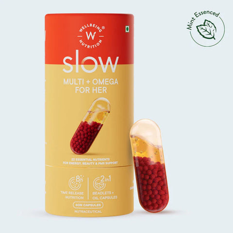 Wellbeing Nutrition Slow Multi + Omega For Her