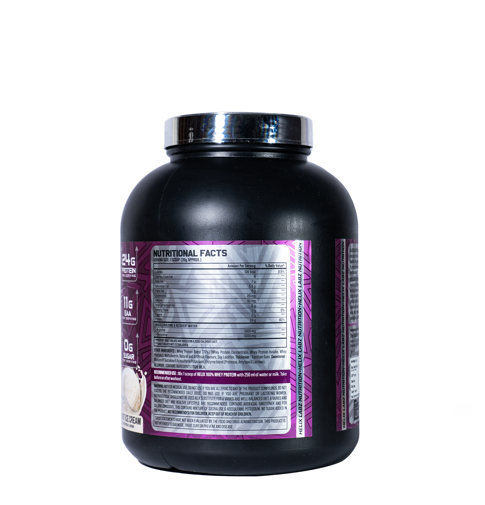 Helix Protein Powder Helix 100% WHEY Protein Powder Matrix – Rich Chocolate 2kg (4.4Lbs ...