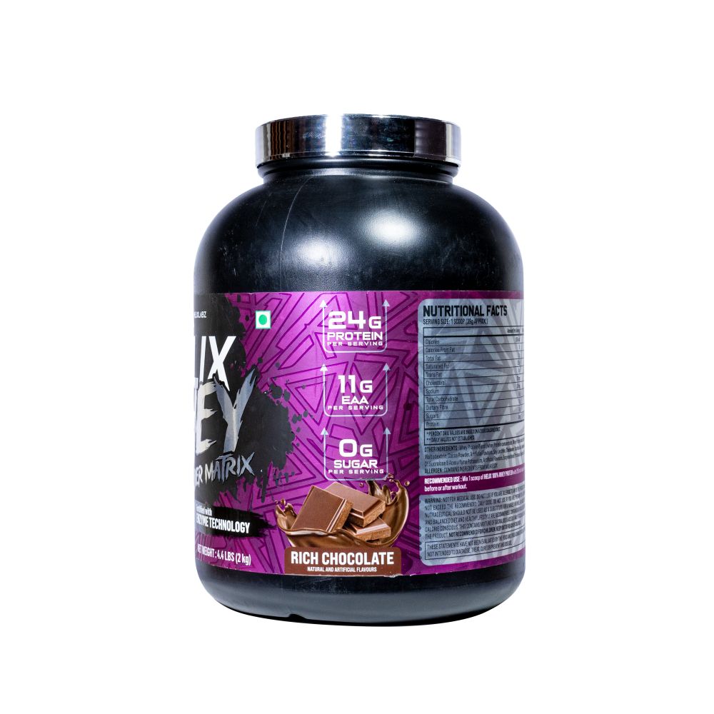 Helix Protein Powder Helix 100% WHEY Protein Powder Matrix – Rich Chocolate 2kg (4.4Lbs ...