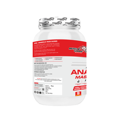 DNA Anabolic Mass Gainer 900g – High-Calorie Gainer