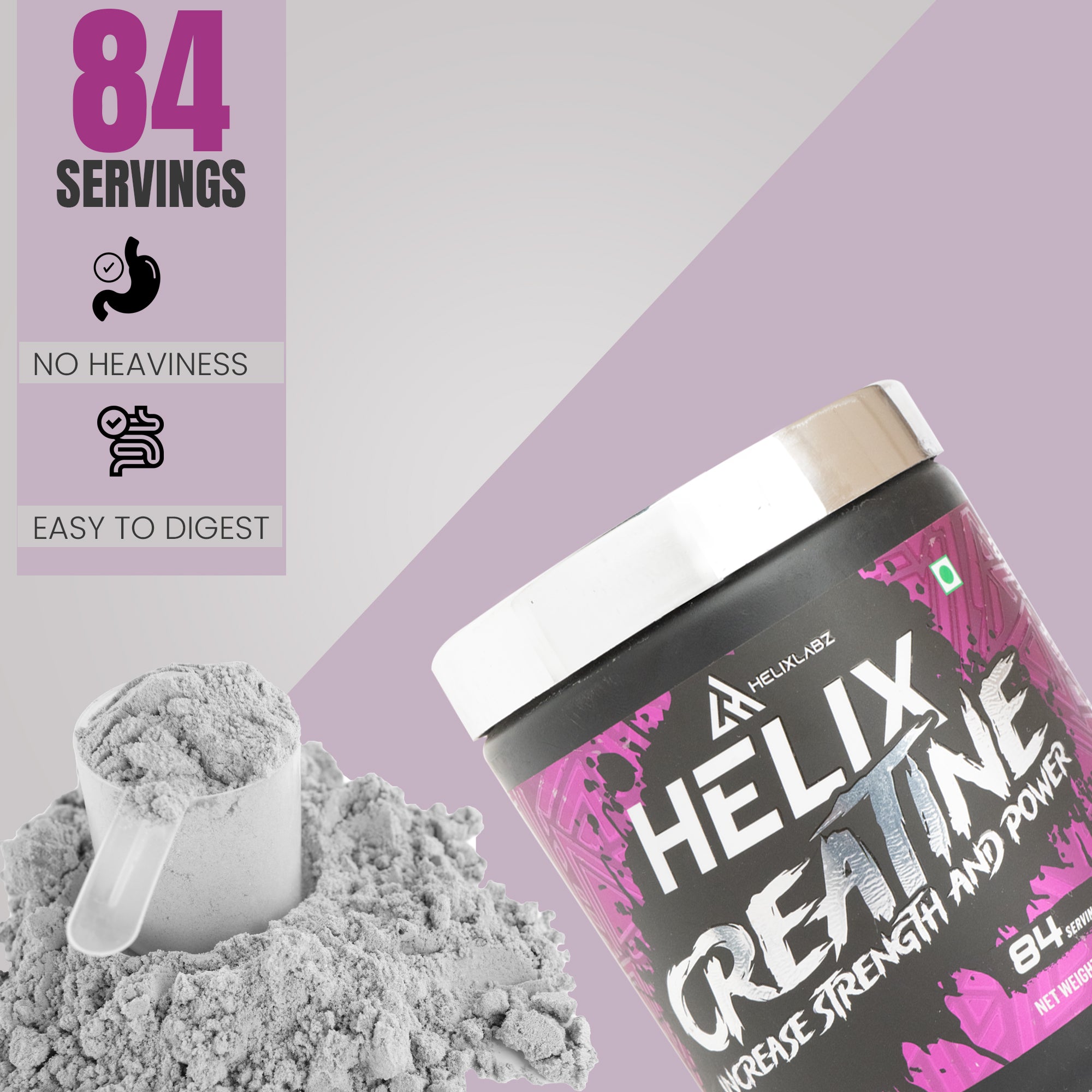 Helix Protein Powder Helix Creatine Monohydrate Powder – Sour Gummy | 250g – Health Labz