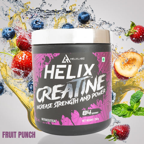 Helix Creatine Monohydrate Powder – 250g (Fruit Punch)