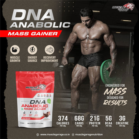 MG DNA Anabolic Mass Gainer – 900g (2lbs)