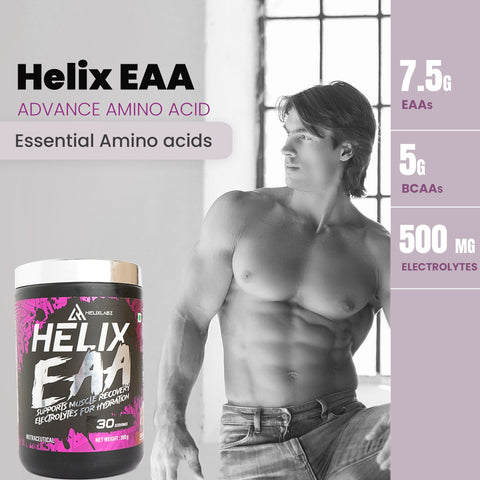 Helix EAA Advance – (Mango madness, 30 Servings) with Free Steel Shaker