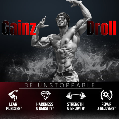 Muscle Garage Gainz Drol – Strength & Performance Support Supplement | 60 Tablets