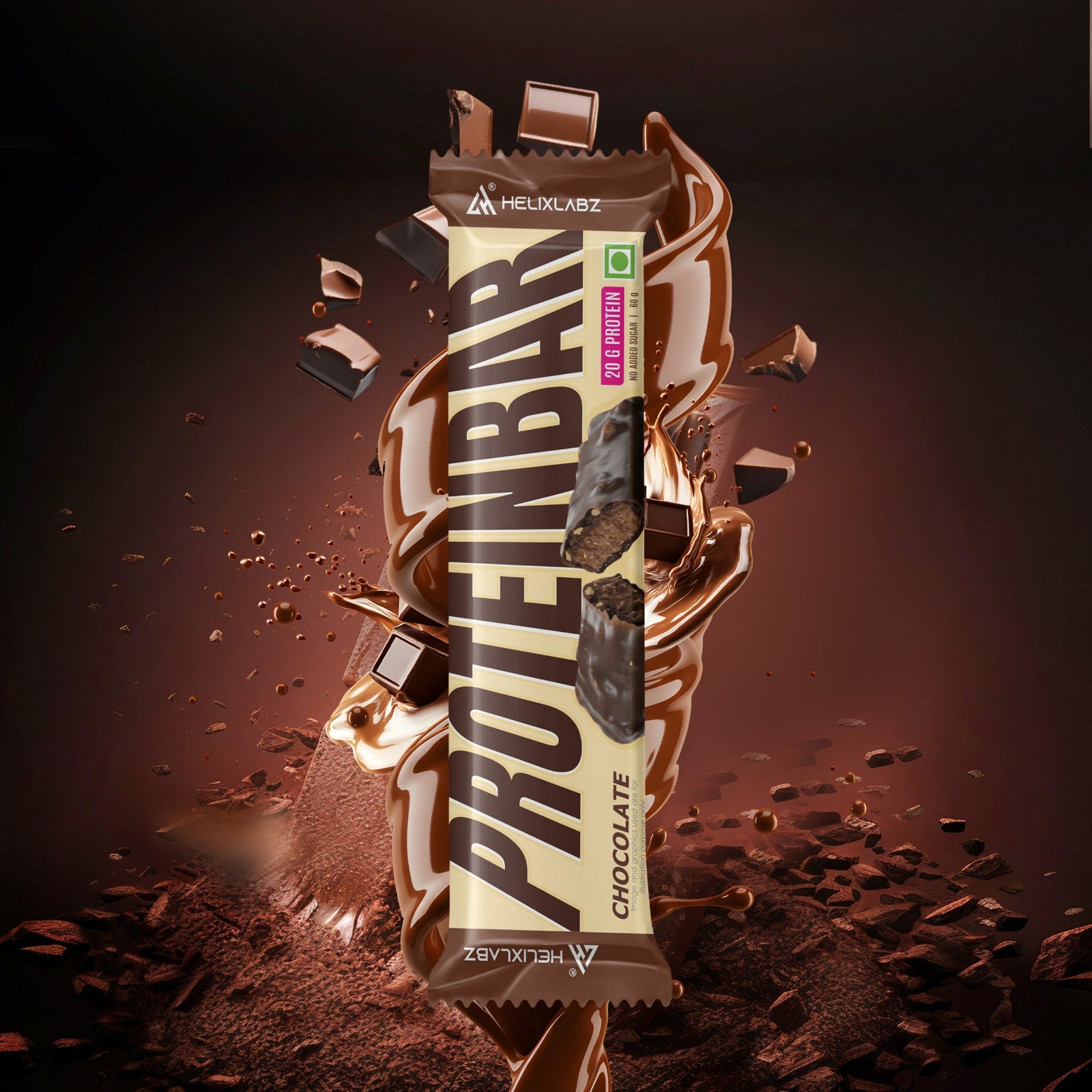 Helix Protein Powder Helix Labz Protein Bar – Chocolate 20g Protein (6 Pack) – Health Labz