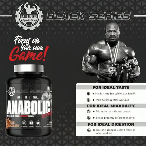Dexter Jackson Black Series Anabolic Ripped Whey 5 Lbs