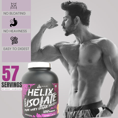 ISOLATE Pure 100% Whey Isolate Protein - Coconut Ice Cream (2Kg, 4.4Lbs) | High-Quality Whey Protein