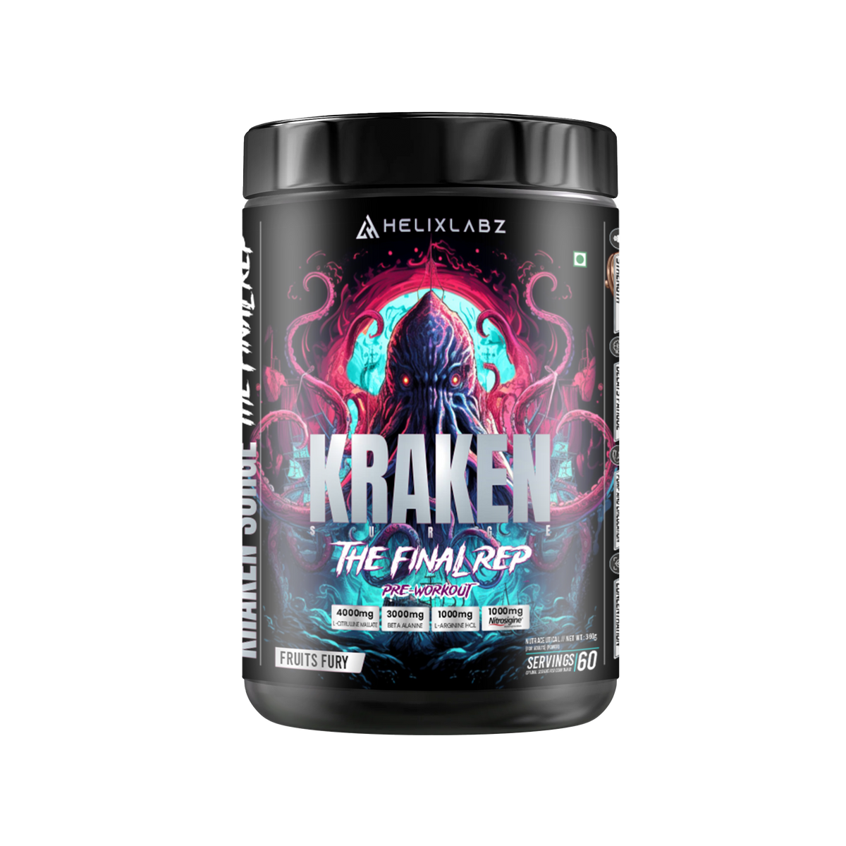 Helix Labz Kraken Pre Workout Powder- 60 Servings