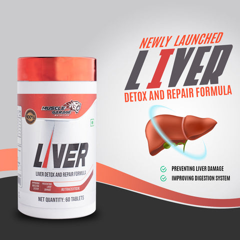 MG Liver Detox and Repair Formula – Liver Support Tablets (60 Tabs)
