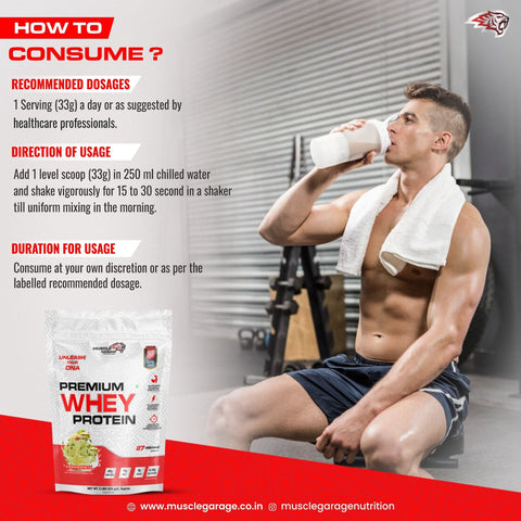 MG Premium Whey Protein 900Gm (2 Lbs)