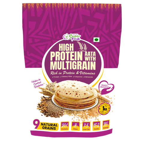 Helix Labz High Protein Aata With Multigrain (Rich in Protein & Vitamins) 1kg