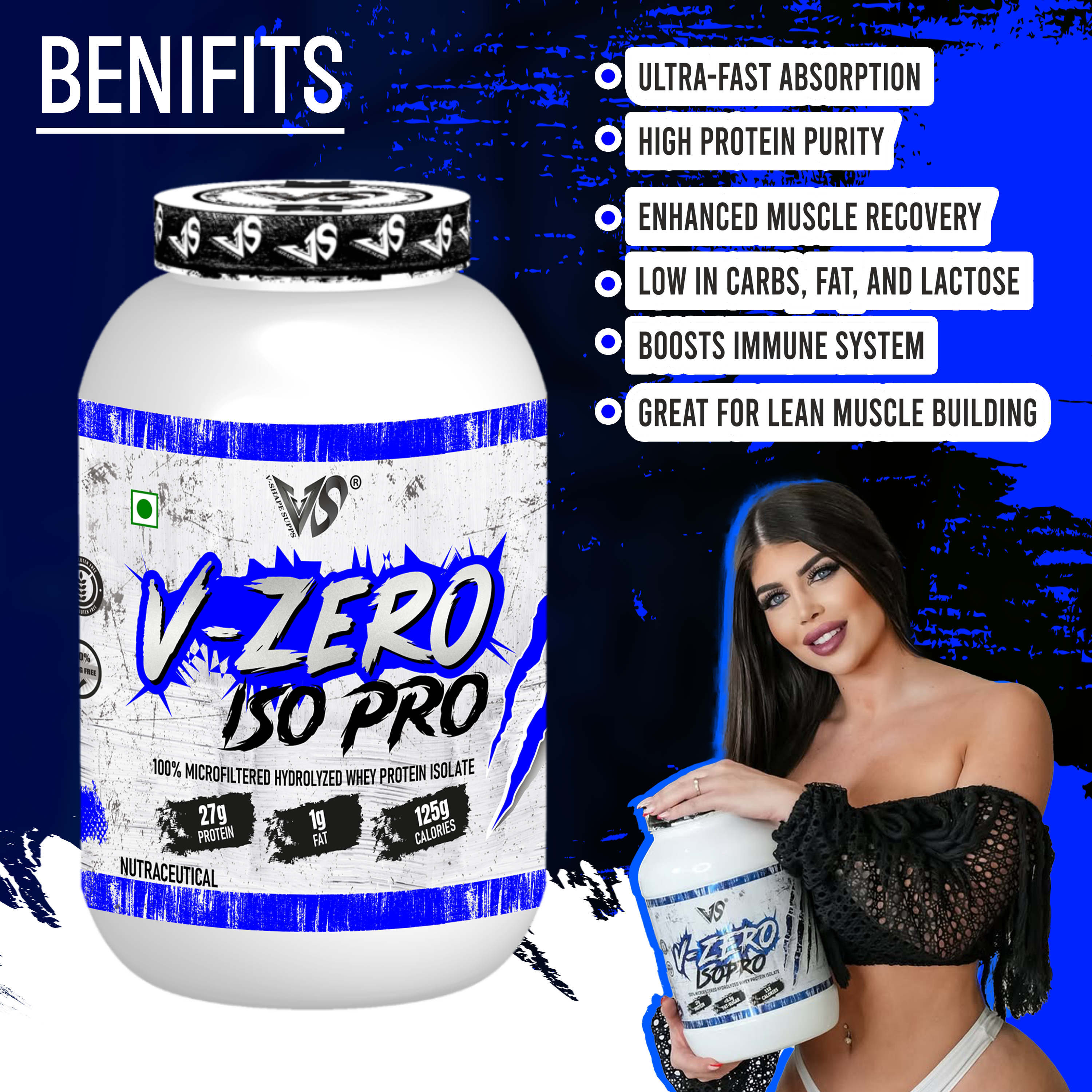 V-Shape V-Zero Isopro 2Kg - V-Shape Supps