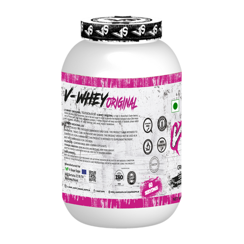 V-SHAPE V-Whey Original- 1.8Kg, 75 Servings - V-Shape Supps
